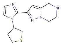 2-[1-(tetrahydro-3-thienyl)-1H-imidazol-2-yl]-4,5,6,7-tetrahydropyrazolo[1,5-a]pyrazine dihydrochloride
