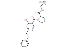 N-ethyl-1-{[4-hydroxy-2-(phenoxymethyl)pyrimidin-5-yl]carbonyl}-L-prolinamide
