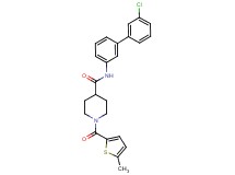 N-(3'-chloro-3-biphenylyl)-1-[(5-methyl-2-thienyl)carbonyl]-4-piperidinecarboxamide