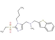 (1-benzothien-2-ylmethyl){[1-butyl-2-(ethylsulfonyl)-1H-imidazol-5-yl]methyl}methylamine