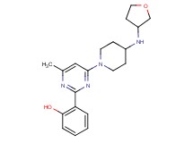 2-{4-methyl-6-[4-(tetrahydrofuran-3-ylamino)piperidin-1-yl]pyrimidin-2-yl}phenol