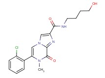 6-(2-chlorophenyl)-N-(4-hydroxybutyl)-7-methyl-8-oxo-7,8-dihydroimidazo[1,2-a]pyrazine-2-carboxamide