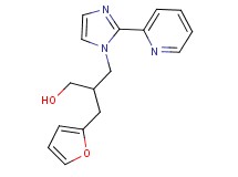 3-(2-furyl)-2-[(2-pyridin-2-yl-1H-imidazol-1-yl)methyl]propan-1-ol