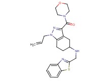 1-allyl-N-(1,3-benzothiazol-2-ylmethyl)-3-(4-morpholinylcarbonyl)-4,5,6,7-tetrahydro-1H-indazol-5-amine