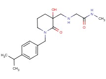 N~2~-{[3-hydroxy-1-(4-isopropylbenzyl)-2-oxopiperidin-3-yl]methyl}-N~1~-methylglycinamide