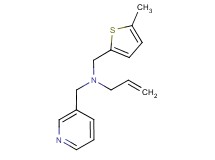 N-[(5-methyl-2-thienyl)methyl]-N-(pyridin-3-ylmethyl)prop-2-en-1-amine