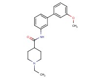 1-ethyl-N-(3'-methoxy-3-biphenylyl)-4-piperidinecarboxamide