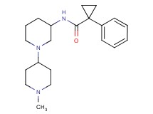 N-(1'-methyl-1,4'-bipiperidin-3-yl)-1-phenylcyclopropanecarboxamide
