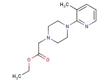 ethyl [4-(3-methylpyridin-2-yl)piperazin-1-yl]acetate
