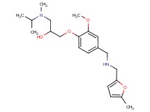 1-[isopropyl(methyl)amino]-3-[2-methoxy-4-({[(5-methyl-2-furyl)methyl]amino}methyl)phenoxy]-2-propanol