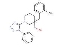 [3-(2-methylbenzyl)-1-(1-phenyl-1H-tetrazol-5-yl)piperidin-3-yl]methanol