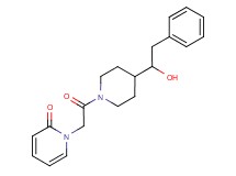 1-{2-[4-(1-hydroxy-2-phenylethyl)-1-piperidinyl]-2-oxoethyl}-2(1H)-pyridinone