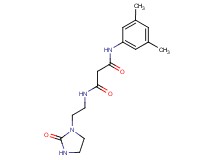 N-(3,5-dimethylphenyl)-N'-[2-(2-oxoimidazolidin-1-yl)ethyl]malonamide