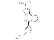 2-(4-{[2-(5-isopropylisoxazol-3-yl)pyrrolidin-1-yl]carbonyl}-1H-1,2,3-triazol-1-yl)ethanamine