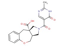 (3aS*,10aS*)-2-[(2-methyl-6-oxo-1,6-dihydropyrimidin-5-yl)carbonyl]-2,3,3a,4-tetrahydro-1H-[1]benzoxepino[3,4-c]pyrrole-10a(10H)-carboxylic acid