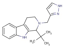 1-tert-butyl-2-(1H-pyrazol-3-ylmethyl)-2,3,4,9-tetrahydro-1H-beta-carboline