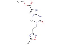ethyl 2-[({methyl[2-(5-methyl-1,2,4-oxadiazol-3-yl)ethyl]amino}carbonyl)amino]-1H-imidazole-5-carboxylate