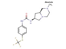 N-[(7S,8aS)-2-methyloctahydropyrrolo[1,2-a]pyrazin-7-yl]-N'-{4-[(trifluoromethyl)thio]phenyl}urea
