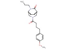 (1S*,5R*)-3-[4-(4-methoxyphenyl)butanoyl]-6-propyl-3,6-diazabicyclo[3.2.2]nonan-7-one