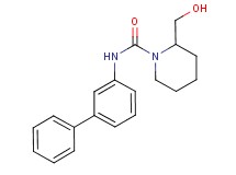 N-biphenyl-3-yl-2-(hydroxymethyl)piperidine-1-carboxamide