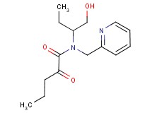 N-[1-(hydroxymethyl)propyl]-2-oxo-N-(pyridin-2-ylmethyl)pentanamide