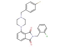2-(2-chlorobenzyl)-4-[4-(4-fluorobenzyl)-1-piperazinyl]-1H-isoindole-1,3(2H)-dione