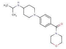 N-isopropyl-1-[4-(4-morpholinylcarbonyl)phenyl]-4-piperidinamine