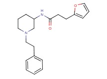 3-(2-furyl)-N-[1-(2-phenylethyl)-3-piperidinyl]propanamide