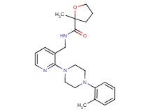 2-methyl-N-({2-[4-(2-methylphenyl)piperazin-1-yl]pyridin-3-yl}methyl)tetrahydrofuran-2-carboxamide