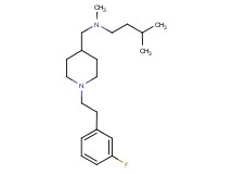 ({1-[2-(3-fluorophenyl)ethyl]-4-piperidinyl}methyl)methyl(3-methylbutyl)amine