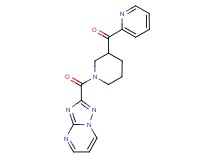 pyridin-2-yl[1-([1,2,4]triazolo[1,5-a]pyrimidin-2-ylcarbonyl)piperidin-3-yl]methanone