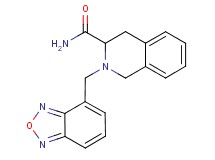 2-(2,1,3-benzoxadiazol-4-ylmethyl)-1,2,3,4-tetrahydroisoquinoline-3-carboxamide