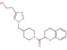 2-(1-{[1-(3,4-dihydro-2H-chromen-2-ylcarbonyl)piperidin-4-yl]methyl}-1H-1,2,3-triazol-4-yl)ethanol