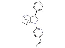 (2R*,3S*,6R*)-3-phenyl-5-(5-vinyl-2-pyridinyl)-1,5-diazatricyclo[5.2.2.0~2,6~]undecane