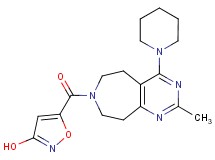 5-[(2-methyl-4-piperidin-1-yl-5,6,8,9-tetrahydro-7H-pyrimido[4,5-d]azepin-7-yl)carbonyl]isoxazol-3-ol