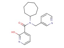 N-cycloheptyl-2-hydroxy-N-(pyridin-3-ylmethyl)nicotinamide