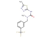 N-methyl-N'-(5-methyl-1,3,4-thiadiazol-2-yl)-N-[3-(trifluoromethyl)benzyl]urea