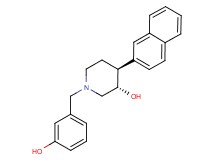 (3S*,4S*)-1-(3-hydroxybenzyl)-4-(2-naphthyl)piperidin-3-ol
