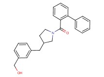 (3-{[1-(biphenyl-2-ylcarbonyl)pyrrolidin-3-yl]methyl}phenyl)methanol