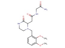 N~2~-{[1-(2,3-dimethoxybenzyl)-3-oxo-2-piperazinyl]acetyl}glycinamide