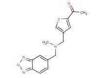 1-(4-{[(2,1,3-benzoxadiazol-5-ylmethyl)(methyl)amino]methyl}-2-thienyl)ethanone