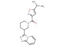 3-{1-[(5-isopropylisoxazol-3-yl)carbonyl]piperidin-3-yl}[1,2,4]triazolo[4,3-a]pyridine