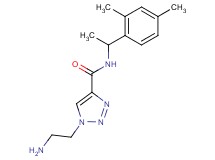 1-(2-aminoethyl)-N-[1-(2,4-dimethylphenyl)ethyl]-1H-1,2,3-triazole-4-carboxamide