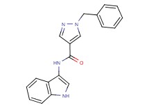 1-benzyl-N-1H-indol-3-yl-1H-pyrazole-4-carboxamide