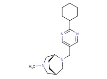 (1S*,5R*)-6-[(2-cyclohexylpyrimidin-5-yl)methyl]-3-methyl-3,6-diazabicyclo[3.2.2]nonane