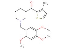 (3-methyl-2-thienyl)[1-(2,4,5-trimethoxybenzyl)-3-piperidinyl]methanone
