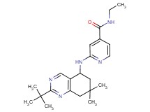 2-[(2-tert-butyl-7,7-dimethyl-5,6,7,8-tetrahydroquinazolin-5-yl)amino]-N-ethylisonicotinamide
