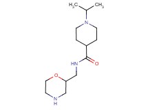 1-isopropyl-N-(2-morpholinylmethyl)-4-piperidinecarboxamide dihydrochloride