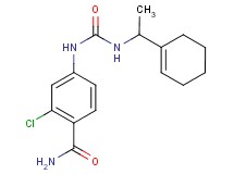 2-chloro-4-({[(1-cyclohex-1-en-1-ylethyl)amino]carbonyl}amino)benzamide