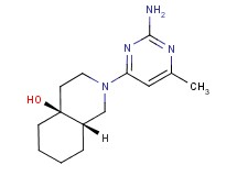 (4aS*,8aS*)-2-(2-amino-6-methylpyrimidin-4-yl)octahydroisoquinolin-4a(2H)-ol